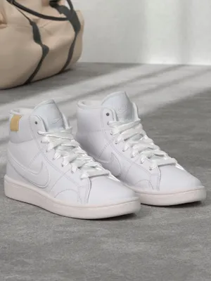 Nike Court Royale 2 Mid Triple White (Women's) size 9.5 thumbnail 3