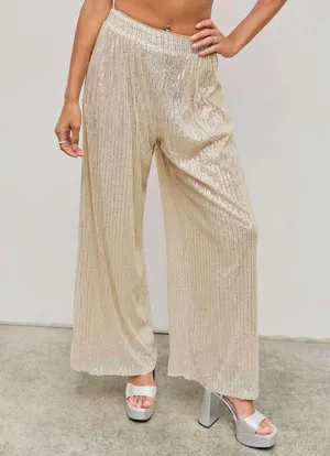 Cider SEQUINS MID WAIST STRAIGHT LEG TROUSERS thumbnail 4