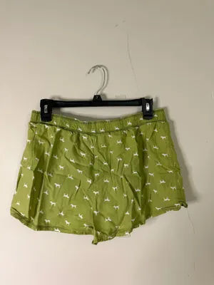 Victoria’s Secret Pink Women’s Green Dog Print Lounge Shorts thumbnail 3