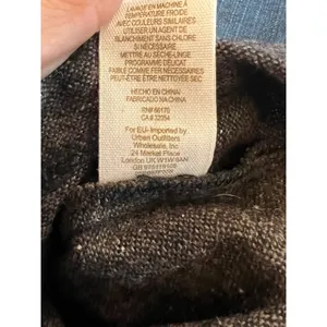 NWT Free People Wool Blend Tweed‎ Trousers Brown Black Size 0 Crop Career Capri thumbnail 10