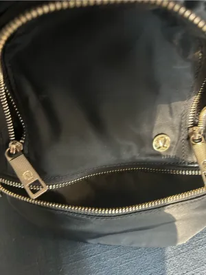 Lululemon City Adventurer Backpack Micro 3L in Black with Gold hardware. thumbnail 8