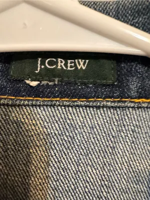 J.Crew‎ Classic Blue Denim Jean Jacket Women’s Small thumbnail 2