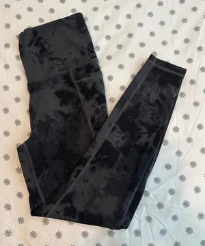 Danskin Leggings Tie-Dye Grey Black S thumbnail 1