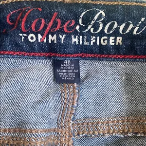 Tommy Hilfiger Blue Flare Wide Leg Jeans. Size 4R. thumbnail 3