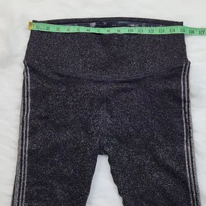 Good American -129 Seamless Leggings High Rise Sparkle Tinsel Black 4‎ - XL thumbnail 6