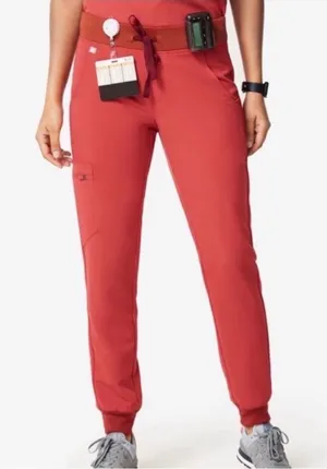 FIGS Clay red‎ Zamora large petite Jogger Scrub Pants thumbnail 1