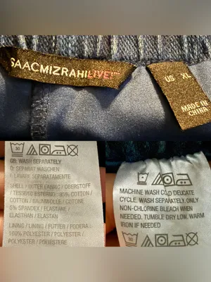 Isaac Mizrahi Live Womens Skort Blue Denim Pull On Hidden Shorts Size XL thumbnail 8