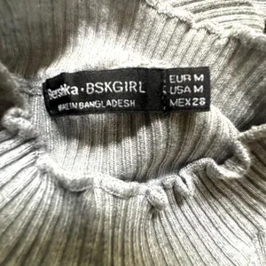 Bershka BSK Girl grey long sleeve bodycon dress thumbnail 6