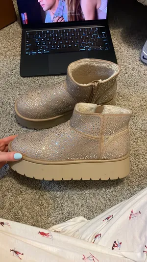 Sparkly Platform Wild Fable Boots thumbnail 2