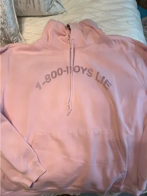 Boys Lie Hoodie Pink 1-800 Remix thumbnail 1