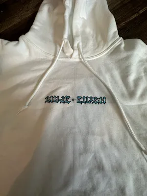 Billie Eilish White Hoodie Sweatshirt  thumbnail 3