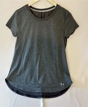 Under Armour Women's Short Sleeve Gray Heather Performance Tee thumbnail 1
