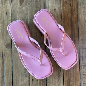 Seychelles Sunflower Pink Platform Summer Thong Sandals 6 thumbnail 5