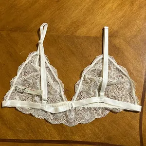 Free People white Lace Bralette Intimates Size Large thumbnail 3