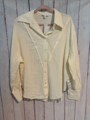 NWT Topshop Textured Panel Top thumbnail 2