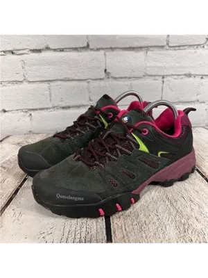QOMOLANGMA Women's Suede Outdoor Hiking / Walking Shoe Size 9.5 thumbnail 2
