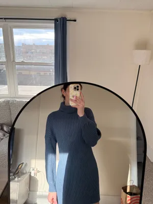 Amazon Oversized Sweater Dress Turtleneck thumbnail 3