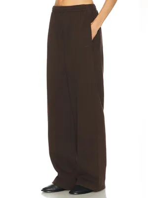 Skims (Gar) Boyfriend Fleece Baggy Sweatpant | Color ESPRESSO | Size XL thumbnail 4