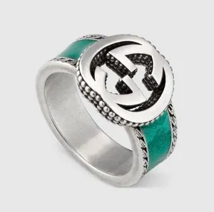 Gucci Interlocking G Turquoise Enamel Ring 14mm AG925 thumbnail 1
