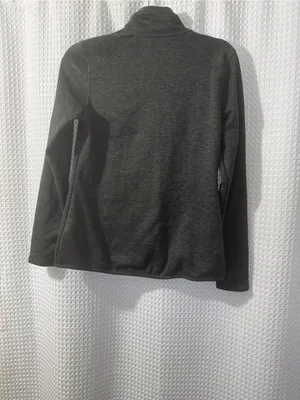 North face Women’s Gray/Black Zip up Fleece Jacket Size Small thumbnail 6