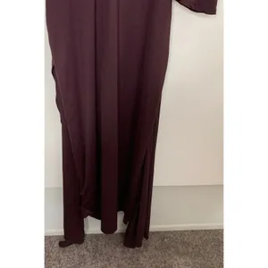Babyboo Tahnee Maxi Dress Plum Womens Cutout Longsleeve BodyCon Size Medium thumbnail 7
