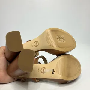Michael‎ Kors Kailey embellished platform Sandals brown size 9.5 thumbnail 9