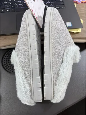 Slippers L 8-9 Gray Jessica Simpson Memory Foam Plush Indoor Outdoor thumbnail 5