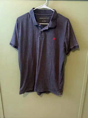 Aeropostale Navy A87 Polo Shirt thumbnail 2