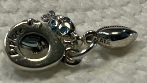 Pandora Fish Sea Turtle Conch Triple Dangle Charm 791697C01 S925 thumbnail 1