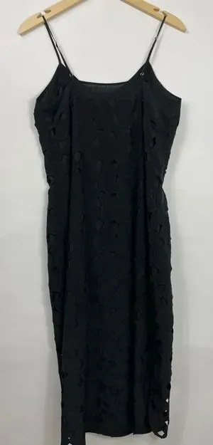 Equipment black v-neck slip dress Small thumbnail 1