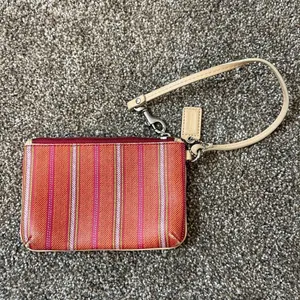 Coach Striped Wristlet thumbnail 4