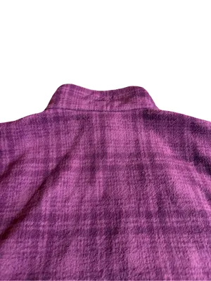 Woolrich Blackberry Hunt Purple Plaid Fleece Vest Full Zip Size M Women's thumbnail 11