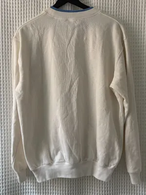 Morning Sun birds bunny rabbit soft crewneck cotton blend sweatshirt women's L thumbnail 2