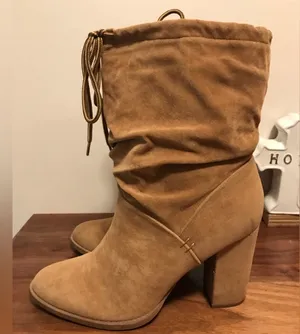 Slouchy bootie tan size 11 thumbnail 6