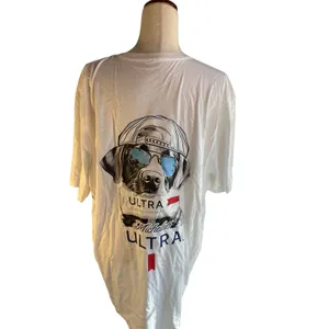 Michelob Ultra White Dog Sunglasses Graphic T-Shirt XXL thumbnail 2