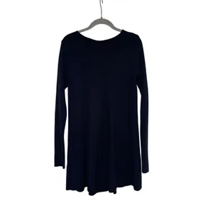JK Long Sleeve Navy Ribbed Sweater Dress S/XS thumbnail 9