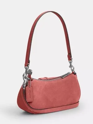 Coach CDB12 Ashton Mini Shoulder Bag Crossbody Handbag Pink/Silver thumbnail 2