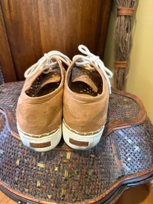 Dr. Scholl's Perforated Suede Lace-Up - Brown Orignal Comfort Shoes thumbnail 3
