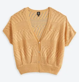 Women's Short‎ Sleeve Knit Cardigan thumbnail 1