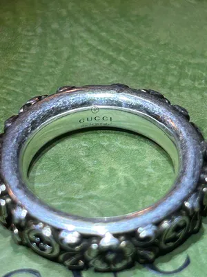 Interlocking G Flower Ring AG925 thumbnail 7