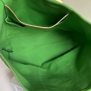Lauren Ralph Lauren Green and Gold Summer Canvas Tote thumbnail 8