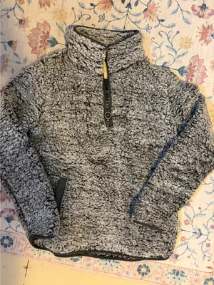 Thread and Supply Fuzzy Quarter Zip thumbnail 1