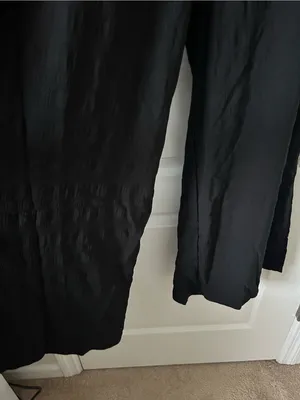 Shein Black Wide-Leg Sleeveless Jumpsuit with Open Back Self Tie Bow thumbnail 4