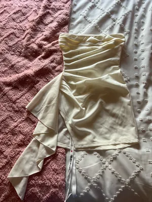 Lucy in the Sky Strapless Ruched Tassel Dress thumbnail 2