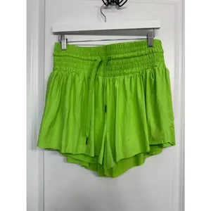 NWOT Neon Green Flowy Athletic Running Shorts XL thumbnail 3