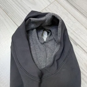 Lululemon Base Runner Hoodie Wee Stripe Black Heathered Black Medium 8 thumbnail 9