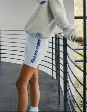 Madhappy Athletics Biker Short in Light Blue size Small (S) thumbnail 2