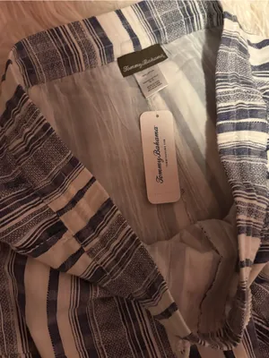 NWT Tommy Bahama Striped Tunic & Beach Joggers Set Medium thumbnail 8