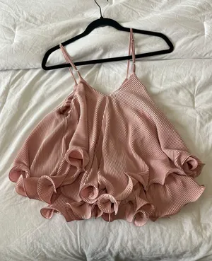 Pink Silk Top thumbnail 4