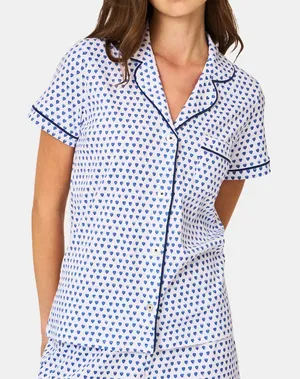 Roller Rabbit Hearts Polo Pajama Top thumbnail 1